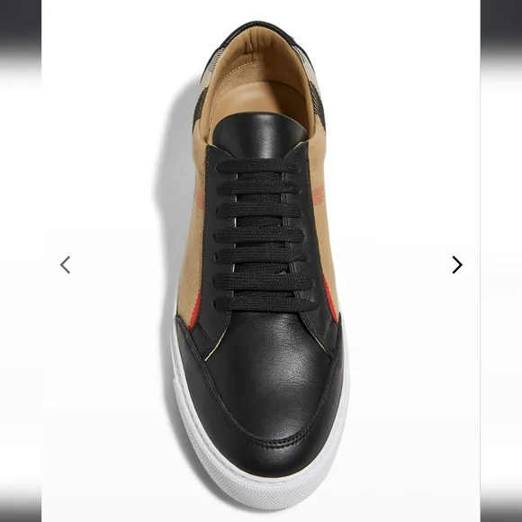 NWB Burberry Salmond Check Sneaker - Picture 5 of 6